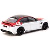 Tarmac Works Giulia GTA White and Red with Black Top Global64 Series 1/64 Diecast Model T64G-TL031-RW
