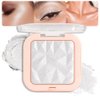 evpct Pearl White Silver Face Highlighter Makeup Shimmer Glitter Diamond Sparkly Highlighters Makeup Palette Powder for Face Body Cheek Skin iluminadores iluminador de jos maquillaje luminizers E01