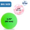 Entervending Bouncy Balls - 6 Pcs Rubber Balls for Kids - Mixed Bounce Balls - 60 mm Big Bouncy Ball - Bouncing Balls Party Favors