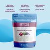 Dry Skin Bath Salt 32 Ounces Epsom Salt with Natural Geranium, Lavender, Ylang Ylang, and Lemon Essential Oils Plus Vitamin C in BPA Free Pouch with Easy Press-Lock Seal