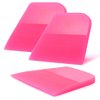 FOSHIO 3Pcs Scratches Proof Soft TPU Rubber Squeegee, Compact Water Wiper Blade Scraper Cleaner for Car Window Glass Tinting PPF Coating Film Installation, Kitchen Countertops, Bathroom Shower Mirrors