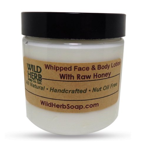 Wild Herb Whipped Face & Body Lotion Honey Lotion With Organic Arizona Raw Honey - Suitable for All Skin Types - Dry, Oily (8 oz, Citrus Explosion)