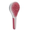 Michel Mercier Wet and Dry Hair Detangler - Soft Bristles Hair Brush - Anti-Slip Handle for Healthy, Shiny Hair - Fine Hair - Pink-White - 1 pc