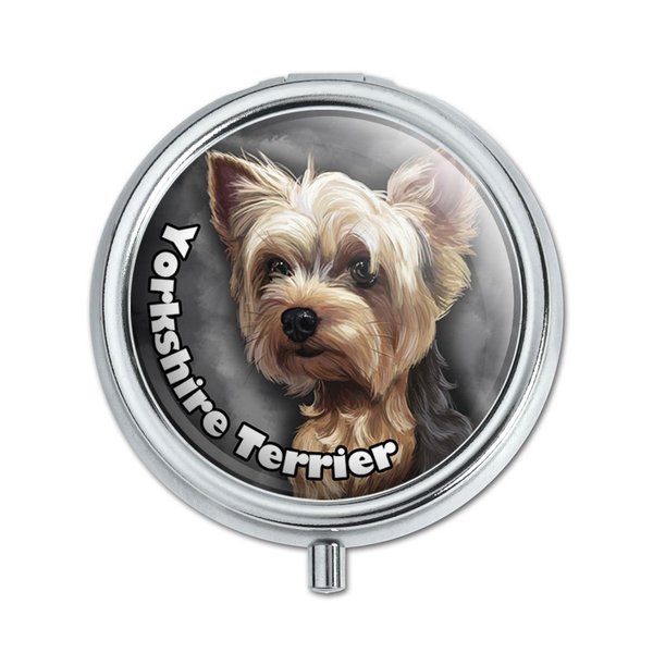 Yorkshire Terrier Yorkie Dog Pet Pill Case Trinket Gift Box