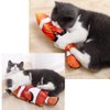 HAOZAIKEJI Automatic Flopping Fish Toy, Cat Interactive Moving Fish Toy 3 Modes, Rechargeable Flipping Flopping Fish Cat Toy Realistic Fish Shape Cat Catnip Kicker Toy(10.24 inches)