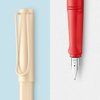 Lamy Safari Cosy Fountain Pen 020 Special Edition, Modern Fountain Pen in Strawberry Colour with Ergonomic Grip and Timeless Design, Nib Strength F - Special Model, Pack of 1