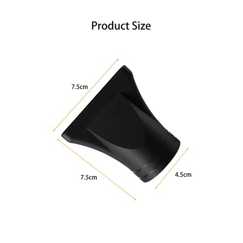 4Pcs Hair Dryer Diffuser Attachment, Blow Dryer Attachment, Hair Dryer Nozzle Replacement for Diameter 1.77inch/4.5cm, Blow Dryer Diffuser Wide Concentrator