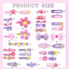 Raykeeplus 35 PCS Hair Clips, Girls Hair Accessories, Cute Candy Color Set, Hair Pin, Barrettes for Girls, Kids Hair Clips for Styling