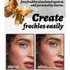 Face Makeup Patches Party Freckles Tattoo Stickers Waterproof Long Lasting Face Sparkles Patches Natural Brown Fake Freckles Makeup Patches Glitter Freckles For Face (4)