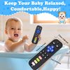 Baby Silicone Teething Toys, Simulation TV Remote Control Shape Teether Toys for Toddlers 3-18 Months, Boys Girls Baby Teething Toys, Baby Chew Toys, Freezer BPA Free