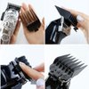 gofidin 10Pcs/Set Hair Clipper Combs Guide Kit 1.5-25mm Plastic Hair Trimmer Guards Barber Replacement Parts Universal Hair Salon Tool