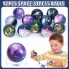 SNLN 84Pcs Outer Space Party Favors Astronaut Birthday Supplies Bag Bouncy Ball Scratch Paper Necklace Silicone Bracelet Diy Sticker Goodie Bag Stuffer Kids Boys Galaxy Themed Party Favors
