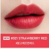 HERA Korea Cosmetic Sensual Powder Matte Lipstick No. 321 Straberry Red (2 x 1.1g Mini), Black