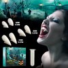 CIKICY Vampire Teeth Halloween Party Favors Vampire Fangs Kids, Fake Fangs Teeth Realistic Cosplay Werewolf Vampire Accessories, Scary Kids Party Decorations Halloween Teeth Makeup Gifts