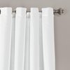 Lush Decor Gray Prima Window Curtains Panel Set for Living, Dining Room, Bedroom (Pair), 54 x 84-inch, 54" W x 84" L, White & Black