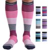 Doc Miller Premium Compression Socks for Women & Men - 15-20mmHg Best for Sport, Travel, Nurses, Pregnancy & Varicose Veins