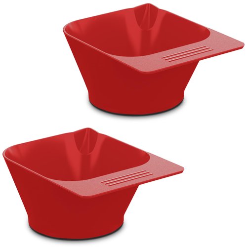 TASALON Magnetic Hair Dye Bowl, 2 Piece Hair Dye Kit for Beauty Salon Trolley Cart and Barber Sta...