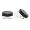 SEADEAR Empty Clear 5 Gram Plastic Pot Jars Cosmetic Containers With Lids Eye Shadow Container (50 Pcs)
