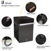 Bitubi Upright Freezers Cover,Outdoor Refrigerator Cover,– Waterproof, Dustproof, Sun-Proof, 22" W x 23" D x 34" H. Suitable for most 3.0 Cubic Compact Mini Freezer on market (Black)
