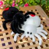 Bakalizoo Soft Spider Dolls, Cute Stuffed Animals Plush Pranks Spoof Stuff Toys, Gifts for Kids, Child, Birthday, Halloween, Christmas, Home Decor (Black)