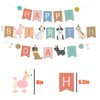 GOTPASS Dog Birthday Banner Dog Themed Party Supplies Baby Shower Kids Baby Dog Birthday Party Decorations