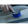 Viking Carpet Cleaning Brush, Scrub Brush for Floor Mats, Cleaning Brush for Car Interior and Home, Black and Blue, 8.3 inch x 2.5 inch