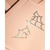 Crytal Spiderwebs Face Jewels ✮ Mercy London Spider Costume Accessories Face Gems Jewels All In One Halloween Headpiece Stick On