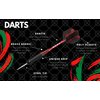 6pc Steel Tip Darts Set - Professional Darts Steel Tip for Dartboard - Includes Barrels + Plastic / Aluminum Shafts + O'Rings + Flights + Sharpener + Wrench (20g Red/ 22g Green -10422)