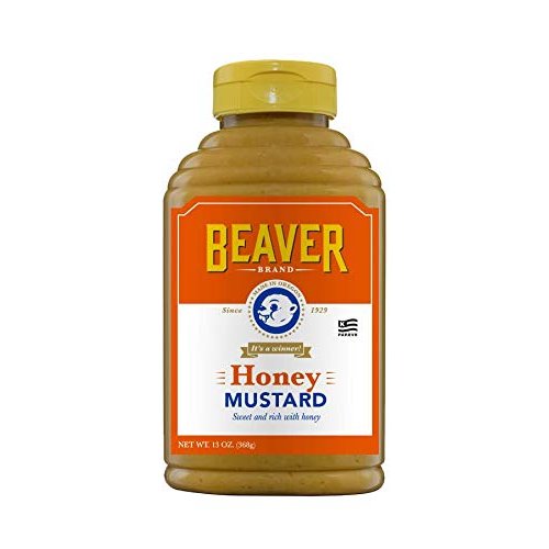 Beaver Sweet Honey Mustard, 13 Ounce Squeeze Bottle
