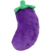 Junfamilee Purple Eggplant Squeaky Toys Cute Fruits Vegetables Plush Puppy Chew Soft Toy, Pet Supplies, Dog Squeak Toys
