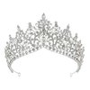 SAMKY Wedding Headpiece Rhinestone Crystal Bridal Tiara for Women Bride Hair Pieces