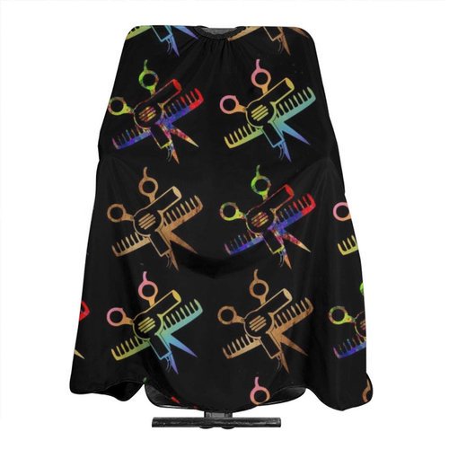 Colored Tools Barber Cape Haircut Capes Salon Hair Cutting Capes Personalized Apron Hairstylist Hairdressing Cape 55 X 66 in