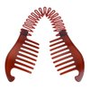 4 Pcs Plastic Banana Hair Clips,Flexible Hair Banana Grips Ponytail Holder Hair Comb Hair Accessories for Women Girls