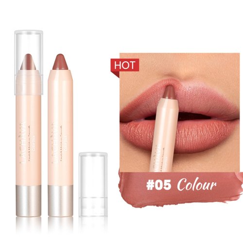 Melemando 8 Colors High Pigmented Smooth Matte Lip Liner Pencil, Waterproof Velvet Lipstick Pen, Professional Lip Liner for Girls and Women (05)