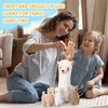 Jenaai Christmas Party Gift Llama Stuffed Animals with 4 Baby Llamas Cute Alpaca Plush Set Kawaii Llama Soft Pillow Dolls for Kids Girls Birthday Wedding Anniversary Presents Home Sofa Decorations
