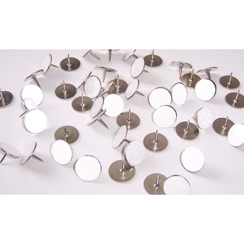 XGX White Reflective Tacks (100 Pack) Trail Marking Tacks, Glow Tacks, Hiking Markers, Trail Marking Reflectors, Mark Trail Reflective Thumb Tacks for Hunting,with Included LED Keychain Light (1)