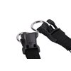GoGo Pet Products Comfy Nylon 5/8-Inch Adjustable Easy Pet Harness, Small, Black