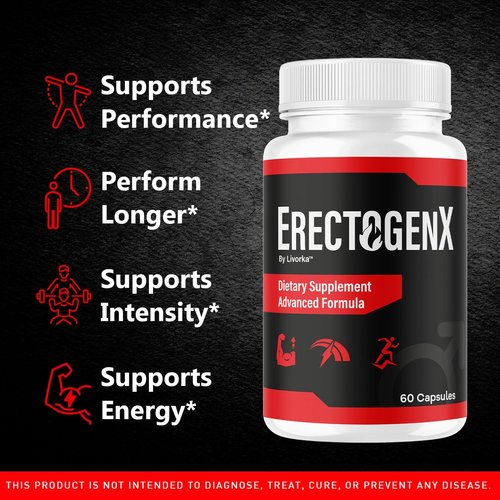 (3 Pack) ErectogenX Capsules - Official ErectogenX Health Support Formula All Natural Premium Ingredients Advanced Multivitamin Pills for Overall Health & Wellness Reviews, 180 Capsules for 3 Months