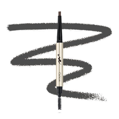 CATKIN Eyebrow Pencil with Comb Gray Long Lasting Waterproof, Draw Eyebrow Shaping Color Makeup for Natural Daily Look with free Refill Pen