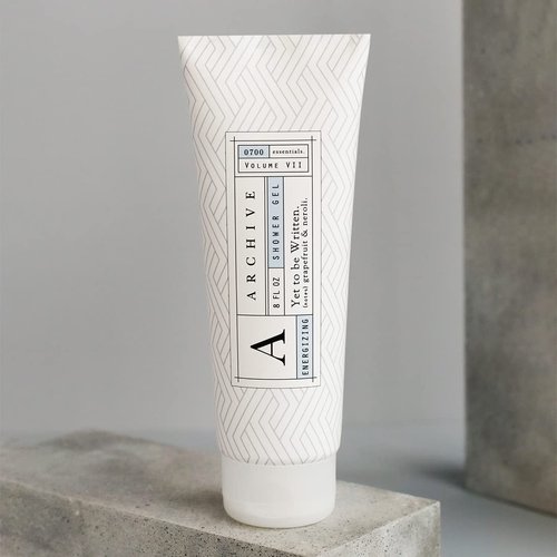 Archive Yet To Be Written Shower Gel All Natural Moisturizing Body Wash for Men & Women Lightly Scented 8 Fl oz