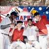 Avezano Baseball Happy Birthday Backdrop Banner Baseball Birthday Party Decorations Baseball Sports Themed Birthday Party Banner for Boys Kids Teens 70.8 x 43.3 Inch