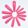 AddFavor Long Press on Nails Full Cover Extra Long XXXL Glossy Hot Pink Coffin Press on Fake Nails Acrylic Artificial False Nail Tips 12 Sizes 120pcs for Women Nail Art