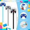 Tinlade 24 Pcs Video Game Pens Gamer Party Favors Themed Gaming Birthday Party Favor Gift Pen Controller Ink Kids Pens for Boys Classroom Prizes (Black,Blue,Gray)