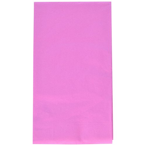 Bright Pink 3-Ply Guest Towels | Pack of 16 | Party Supply