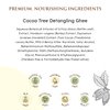 Qhemet Biologics Cocoa Tree Detangling Ghee - Softening Detangler Ideal for High Porosity 4C-3C Hair - Makes Combing Easier & Restores Pliability, Elasticity & Softness to Dry, Matted Hair (9 oz)