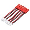 to JST Adapter Cable, 2P to JST Adapter Cable for SCX24 1/24 RC Tracked Vehicle, Flexible RC Battery Extension Cord