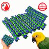 Bonka Bird Toys Pk 12 Halloween Finger Traps (5.50" x 0.75") Bird Foot Talon Craft Part Cage Toy, Conure, African Grey, Pionus, and Similar (2541 Orange)