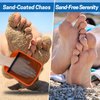 4pcs Sand Wipe Off Mitts, Parent-Child Beach Sand Remover Gloves, Skin-Friendly Beach Sand Cleaner, Microfiber Quick Sand Wipe Towel for Summer Vacation Beach Must Haves