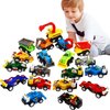 Pull Back Car, 20 Pcs Assorted Mini Truck Toy and Race Car Toy Kit Set, Play Construction Vehicle Playset for Boy Kid Child Party Favors Birthday Game Supplies Pinata Stuffers Easter Egg Hunt Fillers
