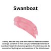 Boston Mints Swanboat Lip Gloss (.25oz) -Vegan, gluten-free, cruelty-free formula with Aloe, Vitamins C & E, and a refreshing hint of spearmint extract for soft and hydrated lips.